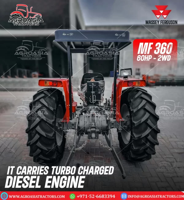 Massey Ferguson MF360 2WD for sale in kenya by agroasiatractors