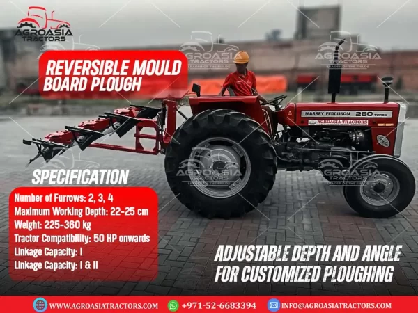 Reversible Mould Board Plough for sale in kenya by agroasia tractors | massey ferguson tractors